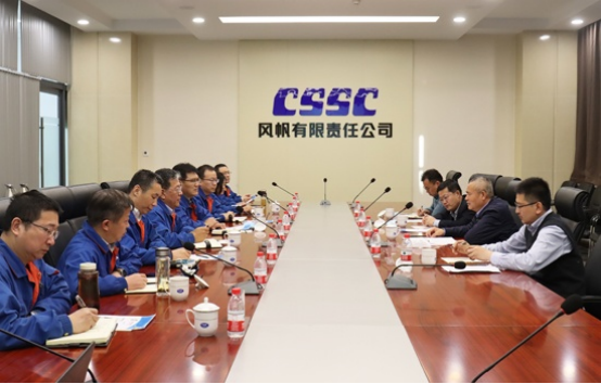 中国船舶集团有限公司经营管理部相关领导到Ag环亚集团公司调研